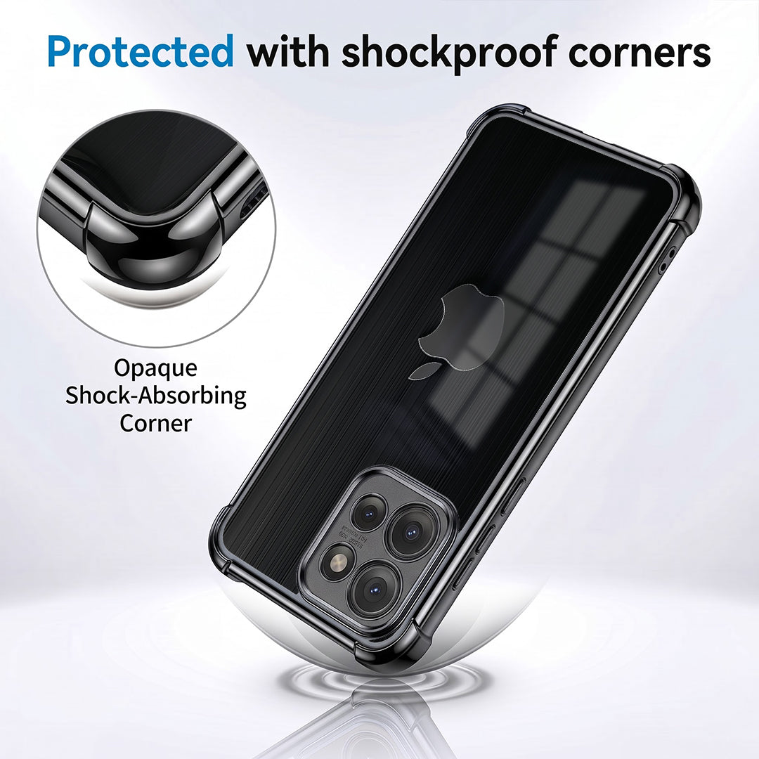 Motorola Edge 50 5G Premium Black Apple Airbags Printed Back Case