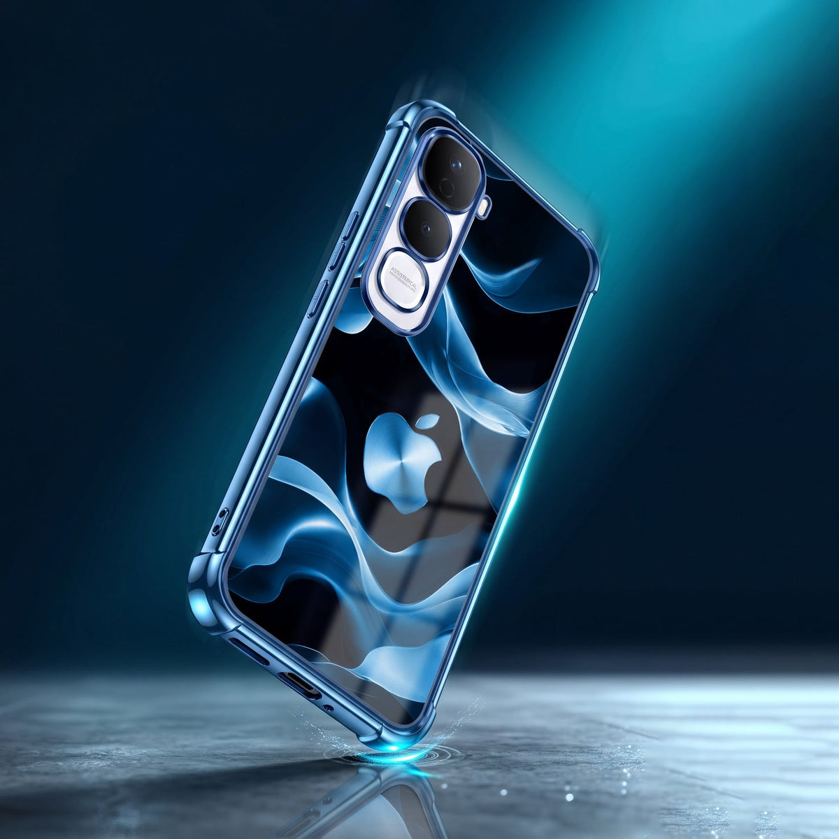 Vivo Y400 Pro 5G Premium Wave Airbags Printed Back Case