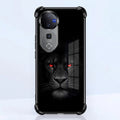 Vivo V40 Pro 5G Premium Black Lion Airbags Printed Back Case