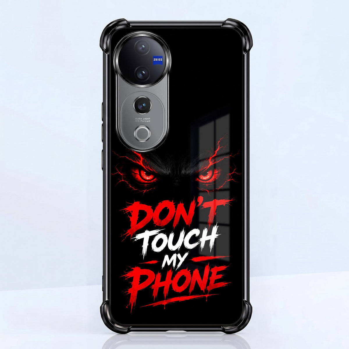 Vivo V40 Pro 5G Don't Touch My Phone Airbags Printed Back Case