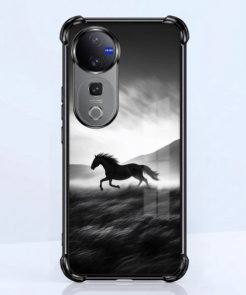 Vivo V40 Pro 5G Running Horse Printed Back Case