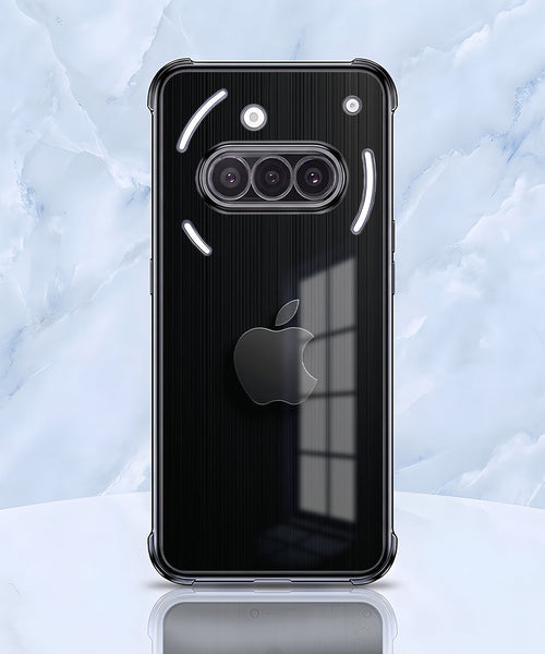 Nothing Phone 3a 5G Premium Black Apple Airbags Printed Back Case