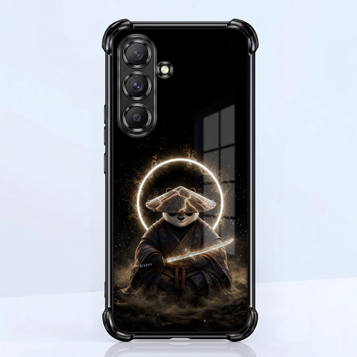 Samsung Galaxy A56 5G Warrior Panda Airbags Printed Back Case