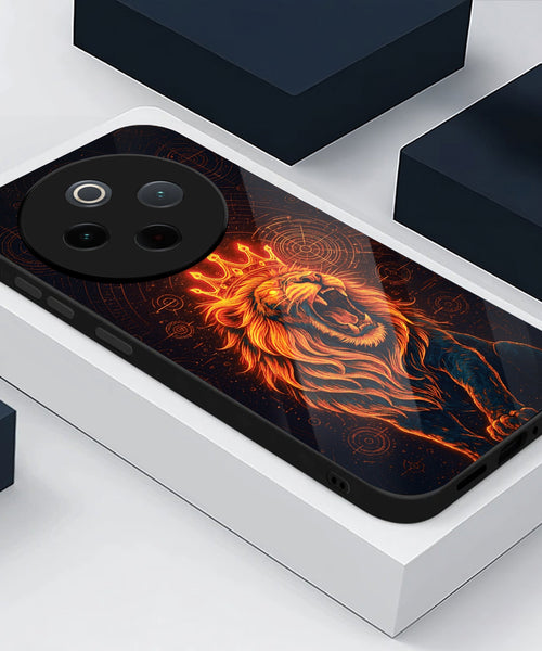 Vivo T4 5G Premium Acrylic Shockproof Glass Back Case (King of Cosmos)