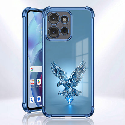 Motorola Edge 50 5G Blue Eagle Airbags Printed Back Case