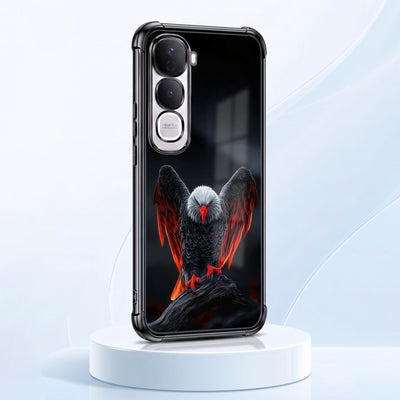 Vivo Y400 Pro 5G Premium Black Eagle Airbags Printed Back Case