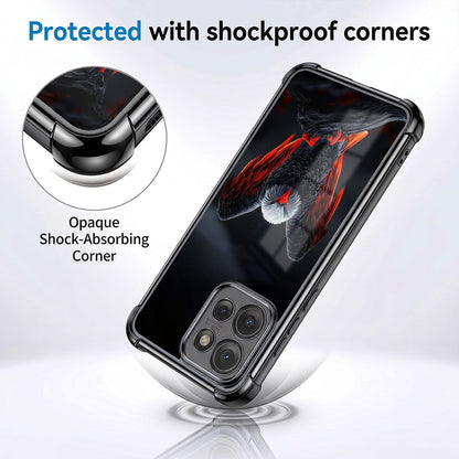 Motorola Edge 50 5G Premium Black Eagle Airbags Printed Back Case