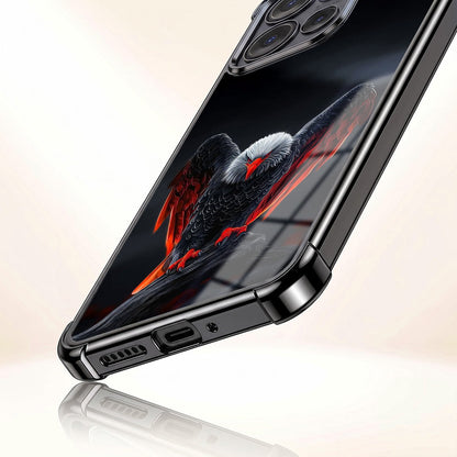 Motorola Edge 50 5G Premium Black Eagle Airbags Printed Back Case