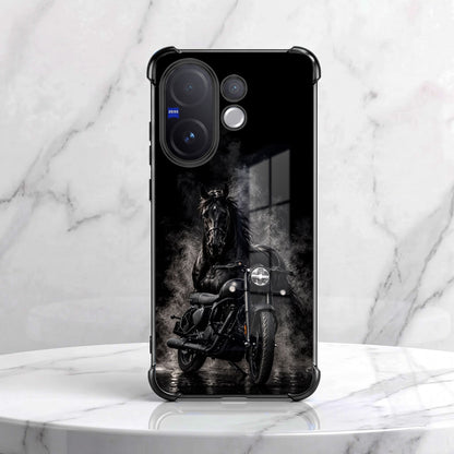 Vivo V60 5G Bike Rider Airbags Printed Back Case