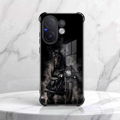 Vivo V60 5G Bike Rider Airbags Printed Back Case