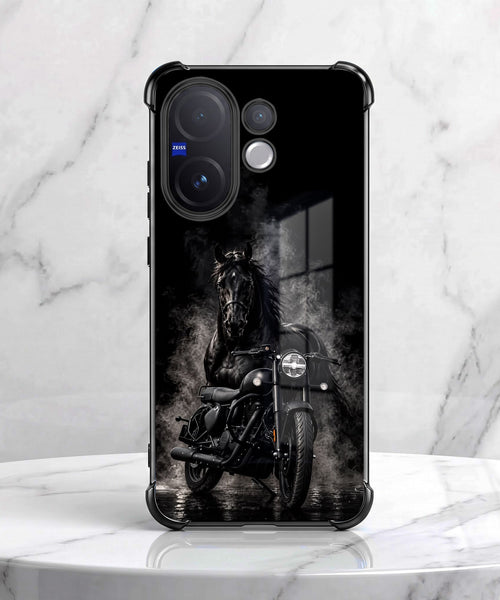 Vivo V60 5G Bike Rider Airbags Printed Back Case