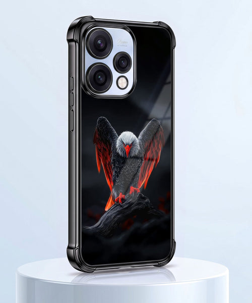 Oppo Reno 15 5G Premium Black Eagle Airbags Printed Back Case
