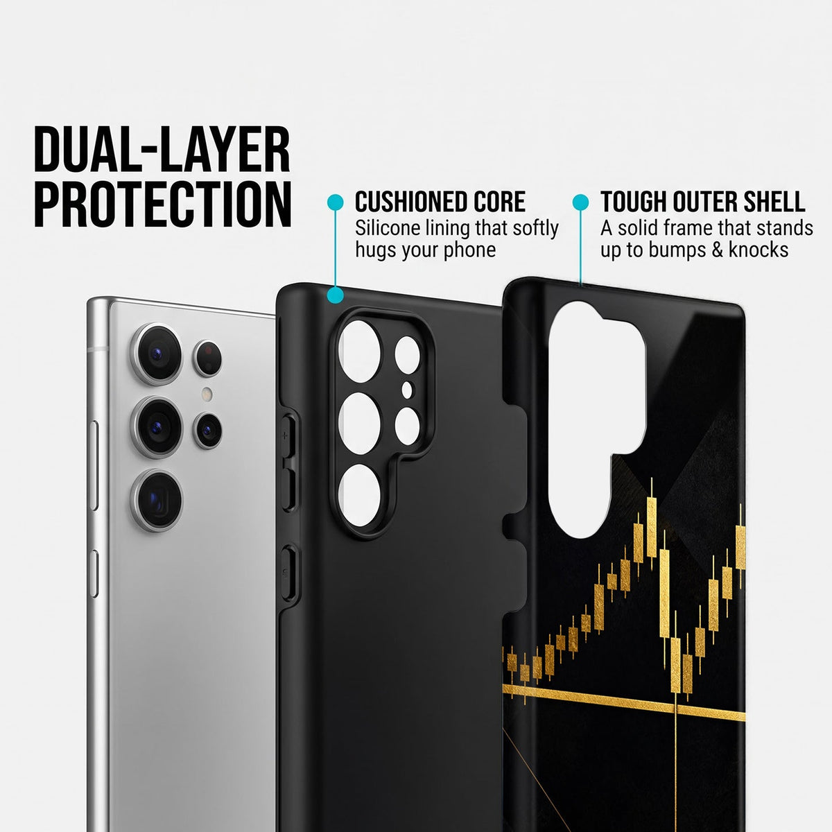 Samsung Galaxy S25 Ultra 5G Trading Candles Protective Case