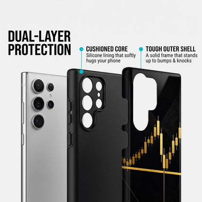 Samsung Galaxy S25 Ultra 5G Trading Candles Protective Case