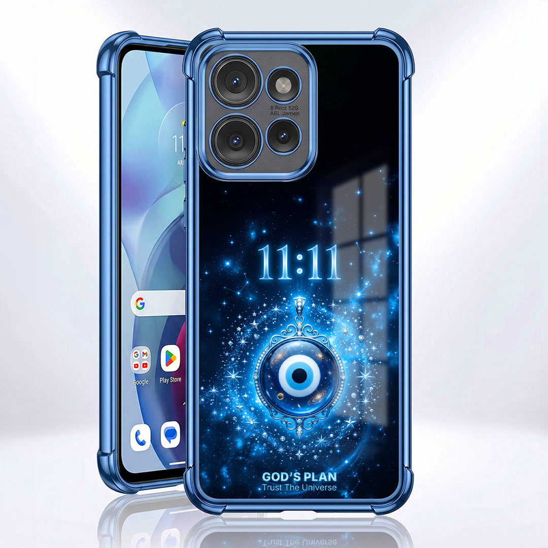 Motorola Edge 50 5G Premium God’s Plan Evil Eye Airbags Printed Back Case