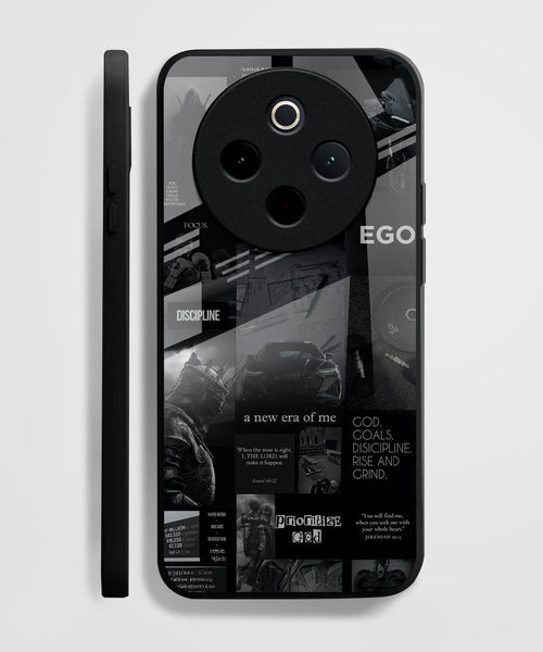 Vivo T4 5G Premium Acrylic Shockproof Glass Back Case (New Era)