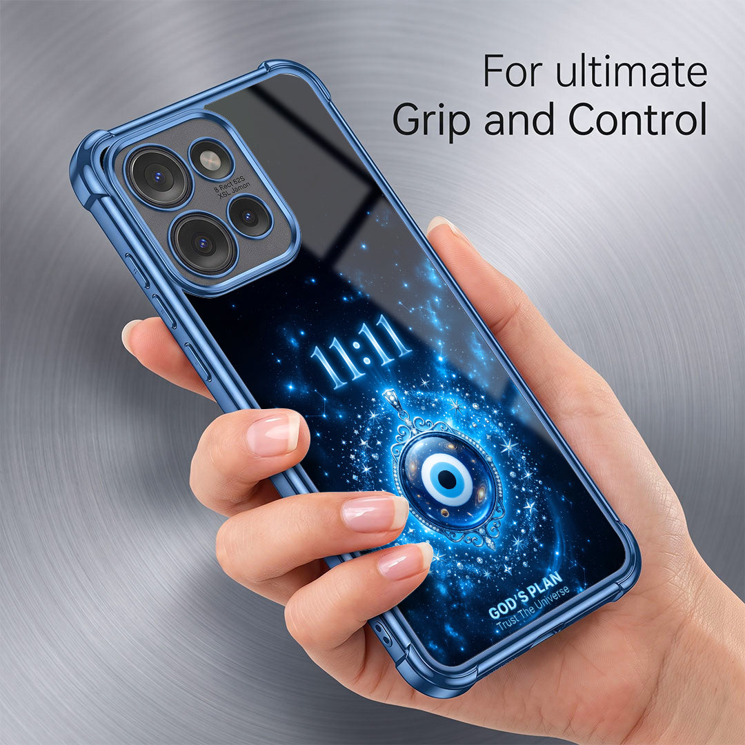 Motorola Edge 50 5G Premium God’s Plan Evil Eye Airbags Printed Back Case
