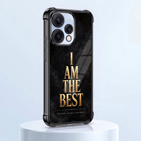 Oppo Reno 15 5G Premium I Am The Best Gold Airbags Printed Back Case
