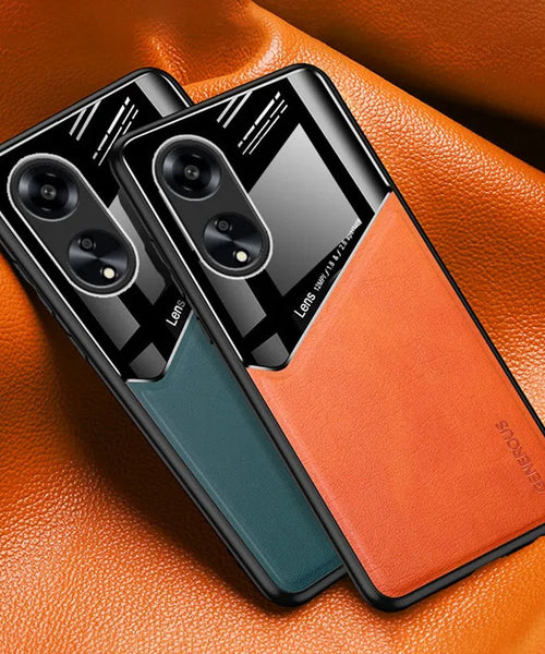Oppo Reno 8T 5G luxury Generous® Leather Protective Back Case