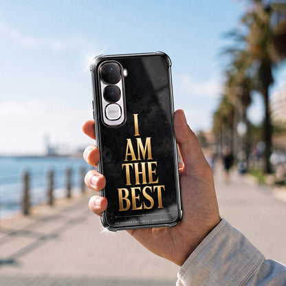 Vivo Y400 Pro 5G Premium I Am The Best Gold Airbags Printed Back Case