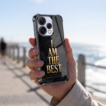 Oppo Reno 15 5G Premium I Am The Best Gold Airbags Printed Back Case