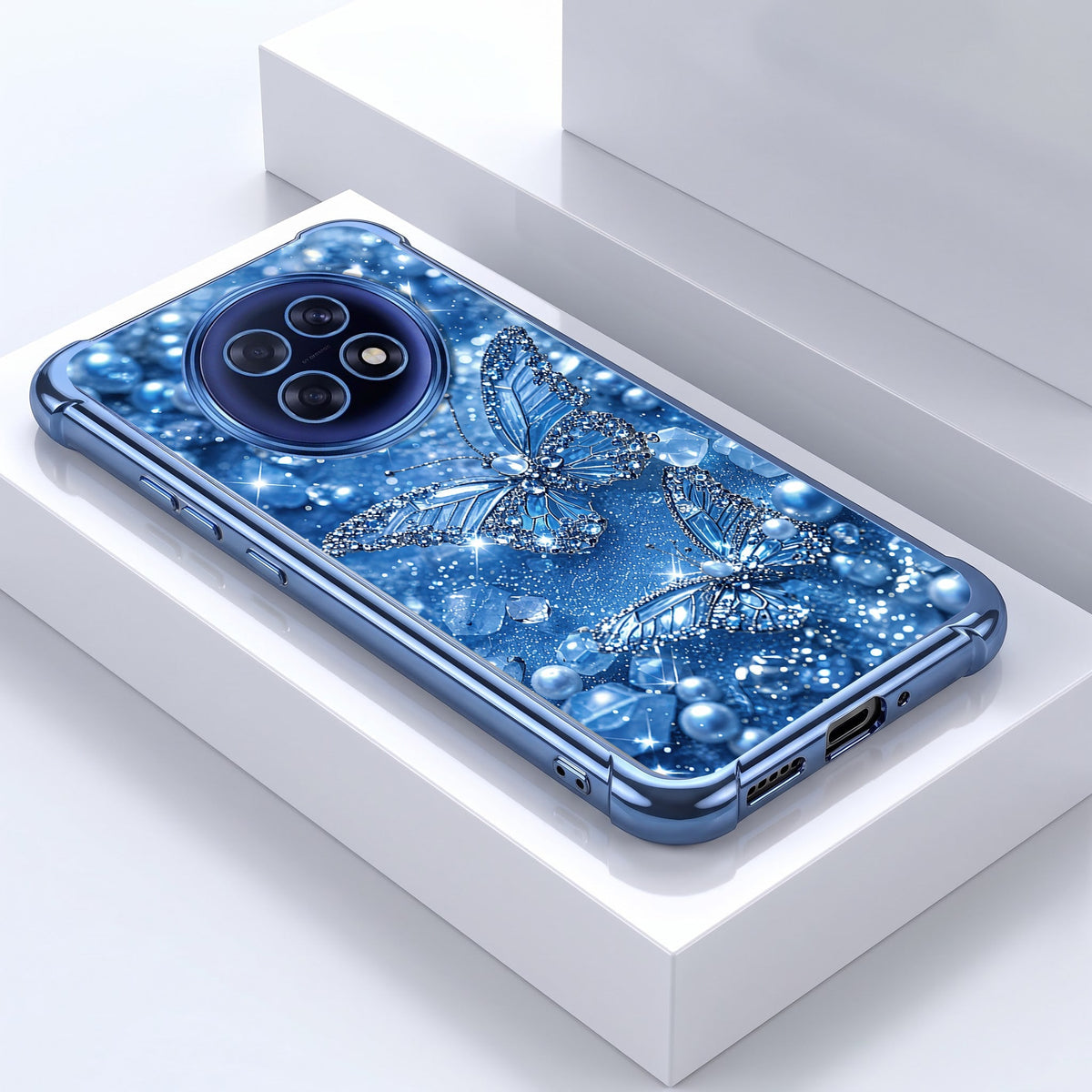 Oppo F31 Pro+ 5G Butterfly Airbags Printed Back Case