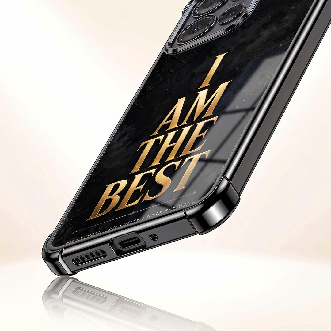 Motorola Edge 50 Neo 5G Premium I Am The Best Gold Airbags Printed Back Case