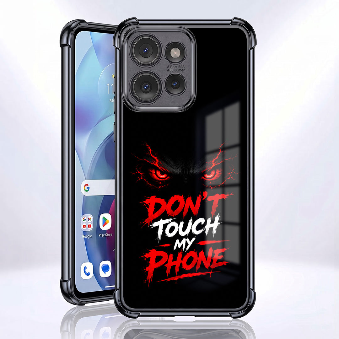 Motorola Edge 50 Neo 5G Don't Touch My Phone Airbags Printed Back Case