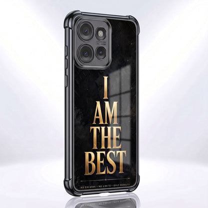Motorola Edge 50 Neo 5G Premium I Am The Best Gold Airbags Printed Back Case
