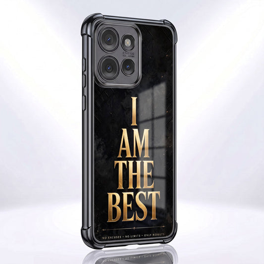 Motorola Edge 50 Neo 5G Premium I Am The Best Gold Airbags Printed Back Case