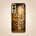 Vivo V70 FE 5G Golden Diamond Gold Electroplated Glass Phone Back Case