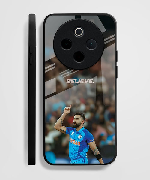 Vivo T4 5G Premium Acrylic Shockproof Glass Back Case (Virat Kohli)