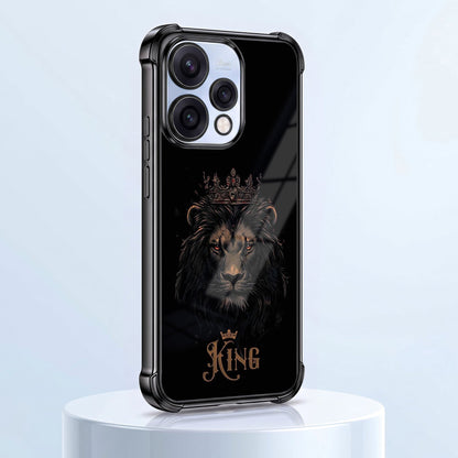 Oppo Reno 15 5G Premium Crowned Lion Airbags Printed Back Case