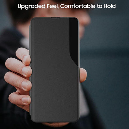 Vivo Y200 Pro 5G Luxury Half Window Leather Flip Case