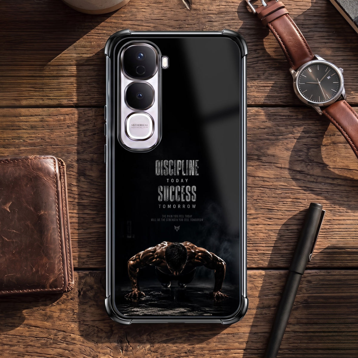 Vivo Y400 Pro 5G Premium Discipline Today Airbags Printed Back Case
