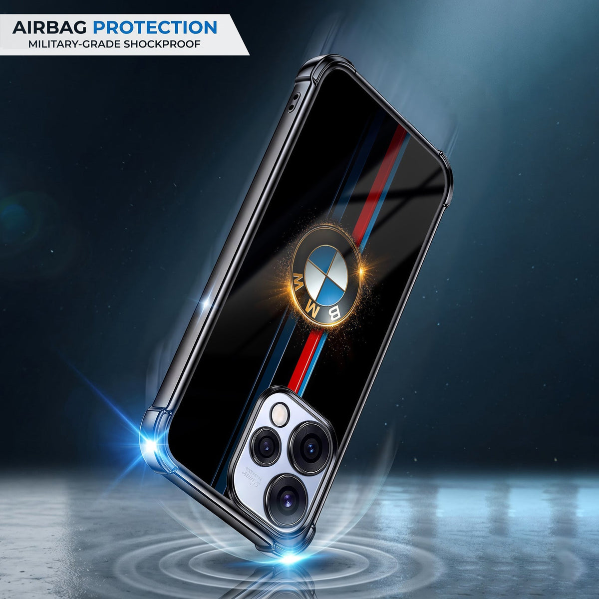 Oppo Reno 15 5G Premium BMW Logo Airbags Printed Back Case