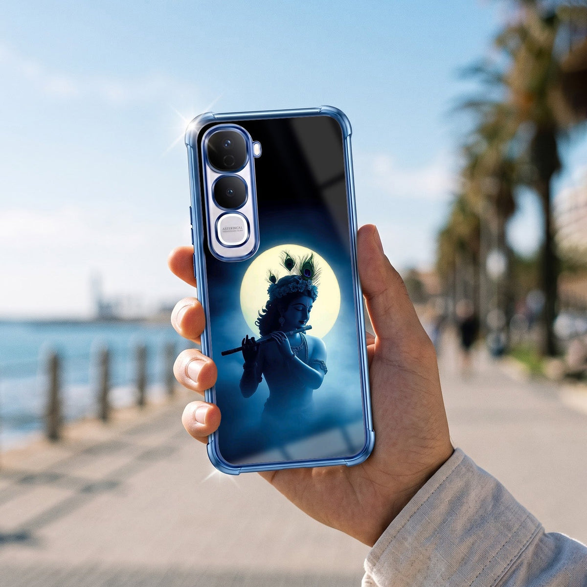 Vivo Y400 Pro 5G Midnight Krishna Airbags Printed Back Case