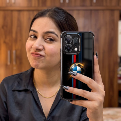 Oppo Reno 14 5G Premium BMW Logo Airbags Printed Back Case