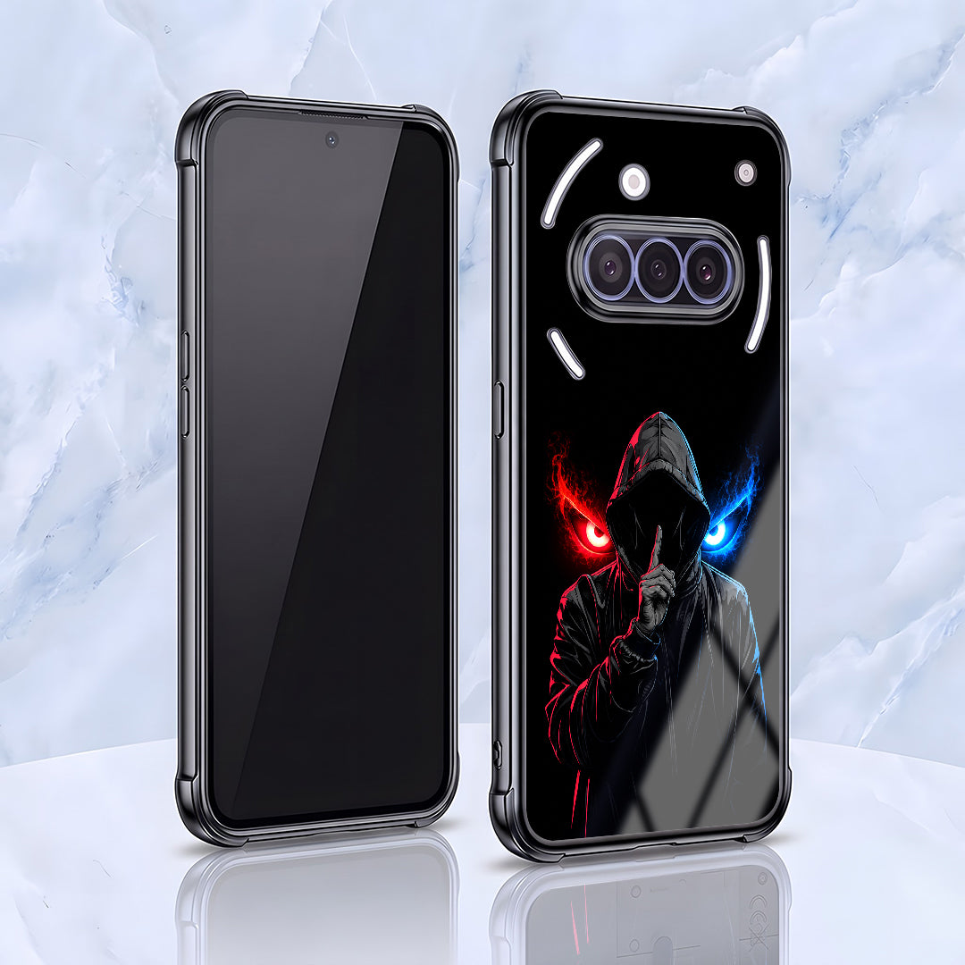 Nothing Phone 3a 5G Hooded Shadow Demon Airbags Printed Back Case