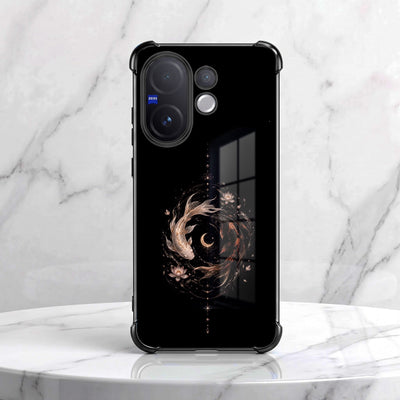 Vivo V60 5G Celestial Koi Airbags Printed Back Case