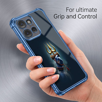 Motorola Edge 50 Neo 5G Premium Golden Trishul Airbags Printed Back Case