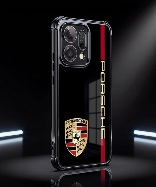Oppo Reno 14 5G Premium Porsche Logo Airbags Printed Back Case
