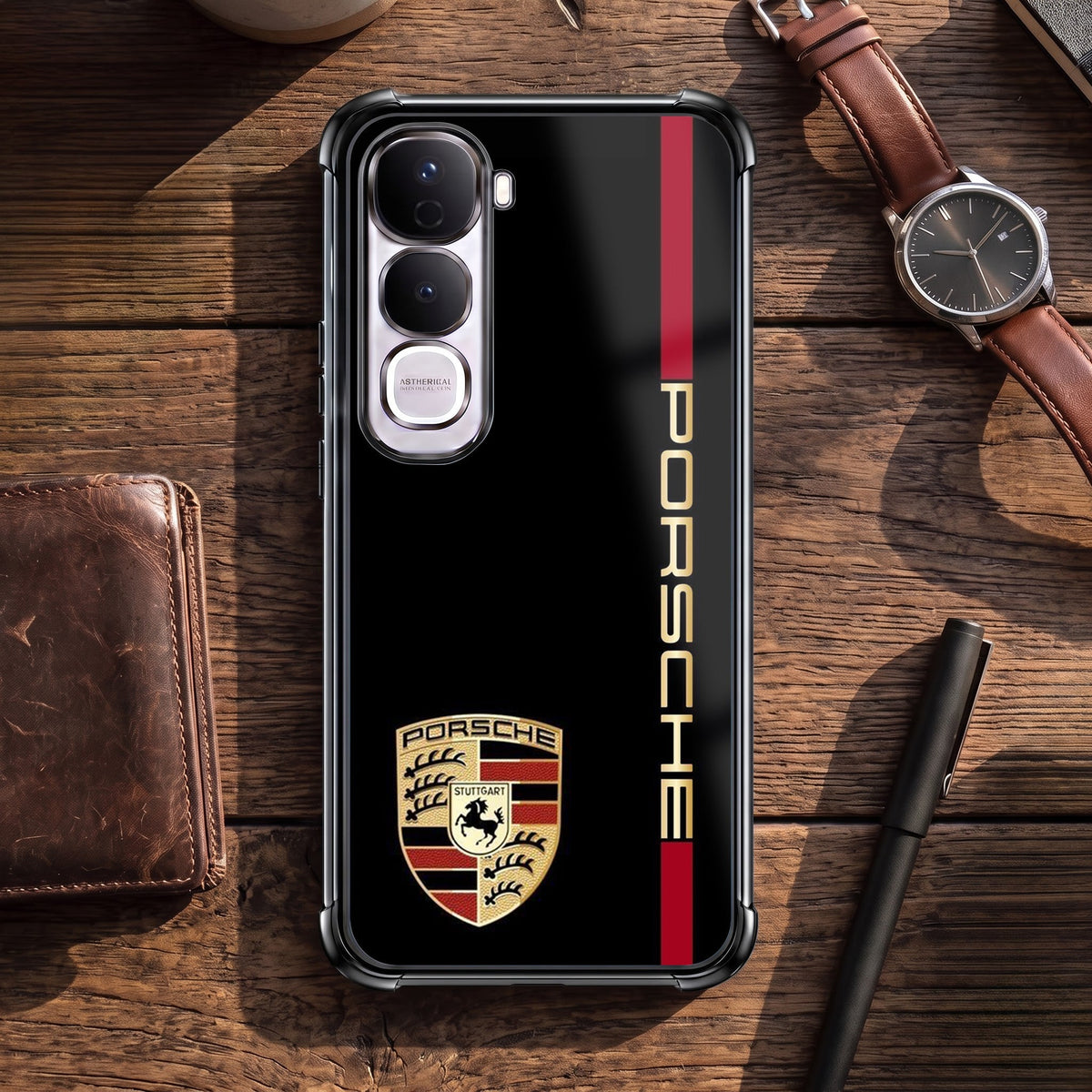 Vivo Y400 Pro 5G Premium Porsche Logo Airbags Printed Back Case