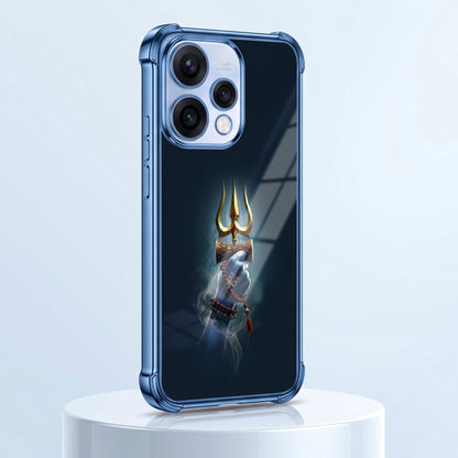 Oppo Reno 15 5G Premium Golden Trishul Airbags Printed Back Case