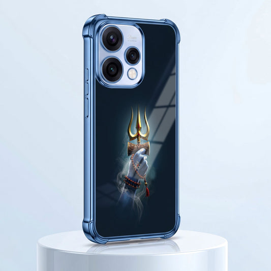 Oppo Reno 15 5G Premium Golden Trishul Airbags Printed Back Case