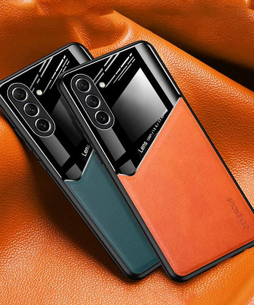 Samsung Galaxy A34 5G Luxury Generous® Leather Protective Back Case