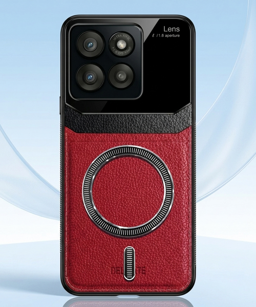 Motorola Edge 60 Pro 5G Premium Magsafe Magnetic Leather Lens Protective Case