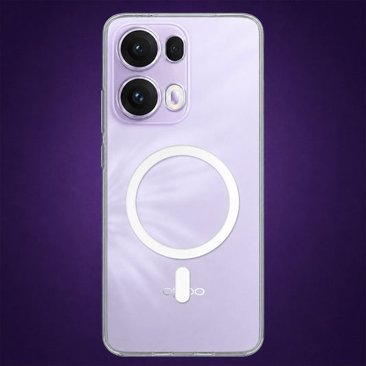 Oppo Reno 13 Pro 5G Clear Anti-Yellow MagSafe Protective Case