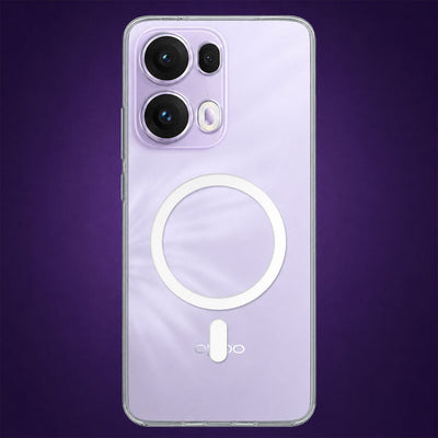 Oppo Reno 13 Pro 5G Clear Anti-Yellow MagSafe Protective Case