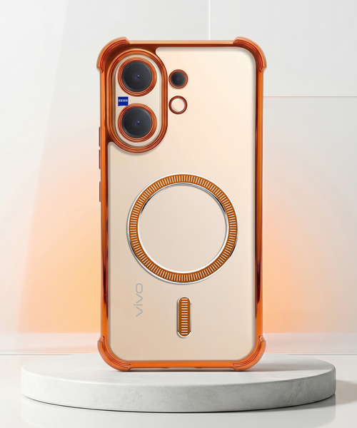 Vivo V60 5G Magsafe Airbag Cosmic Orange Case